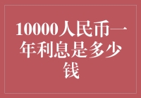 10000人民币一年利息会达到多少？深度剖析背后的投资逻辑