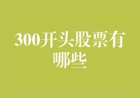 300开头股票大盘点：探寻A股市场的小型成长股