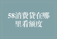 58消费贷额度查询指南：与信用卡共同守护你的剁手梦