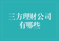 三方理财公司有哪些：解读中国财富管理市场中的新兴力量