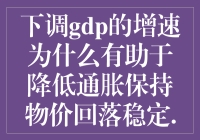 下调GDP增速有助于降低通胀与保持物价回落稳定探析