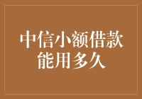 中信小额借款的使用期限：灵活调整，满足不同需求