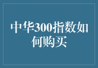 中华300指数购物指南：如何优雅地获取你心仪的投资品？