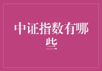 揭秘中证指数家族成员