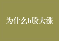 为什么B股大涨？原来是因为B股股民集体实现了B梦