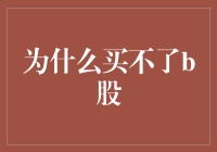 为何无法购买B股：市场准入与投资限制的深入解析