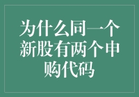 为什么新手炒股总是遇到两个申购代码？别告诉我，你是来抽奖的吧！