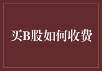 如何理解并计算买B股的费用？