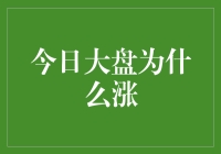 今日大盘为何突然涨成了大盘鸡？