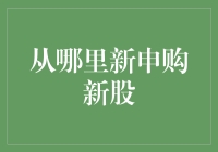 新股申购大富翁：从哪里新申购新股？