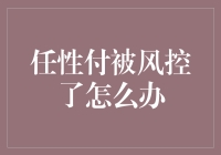 你问我任性付被风控了怎么办？我告诉你可以试试不任性付！