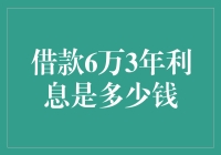 6万借款3年后会变成多少？答案可能会让你大跌眼镜！