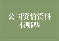 公司资信资料的深入解析与应用