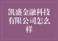 凯盛金融科技有限公司：金融科技的领航者