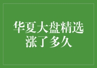 华夏大盘精选基金的长期表现：稳健增长的典范