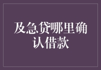 如何正确确认借款信息：在线急贷的安全指南