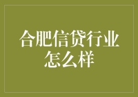 合肥信贷行业：当钱不再是难题，生活会变成什么样？