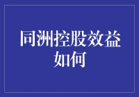 同洲控股效益如何？让我们一起来看看它的成绩单！