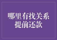 提前还款新策略：找关系还是自主操作？