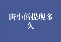 唐小僧提现多久到账：深入探究线上财富管理平台的提现流程