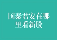 探秘国泰君安新股信息平台：如何轻松掌握新股动态？