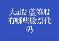 大A股：蓝筹股的代码，如同明星的名字，让人又爱又恨