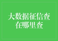 大数据征信查在哪里查？请在人海中找寻你的信用成绩单