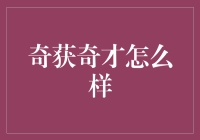 奇获奇才：那些年我们追寻的脑力大神