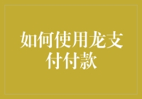 如何使用龙支付付款，其实很简单，我们一起来看看吧！