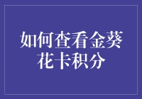 如何高效便捷地查询金葵花卡积分：全面指南