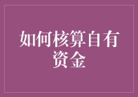 如何科学合理地核算自有资金以支持业务成长