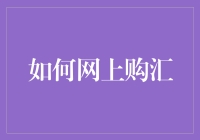 如何在网络上快速安全地购汇？