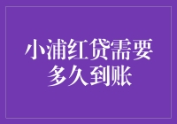 小浦红贷：从申请到到账，最快5分钟的极速体验