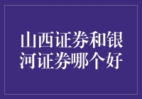 山西证券与银河证券：一场深度对比分析