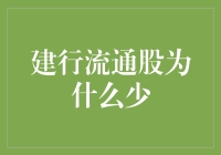 中国建设银行流通股为何总是少？揭秘背后的秘密！