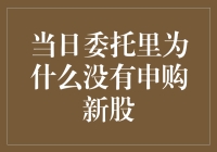 当日委托里为什么没有申购新股——探索申购新股的机制与流程