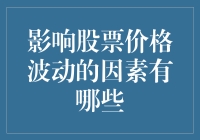 影响股票价格波动的因素究竟有哪些？