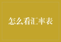 掌握汇率表：全球金融市场的钥匙