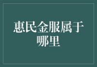 究竟惠民金服归属于何处？