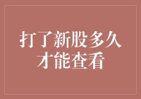 网民热议：新股中签后，多久可以查询结果？