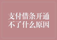 如何解决支付借条无法开通的常见问题