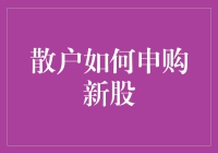 散户如何申购新股：一场与时间赛跑的冒险之旅