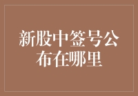 新股中签号公布在哪里？投资者应如何查询？