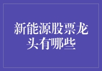 新能源股票龙头有哪些？投资新趋势的分析！