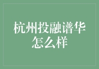 杭州投融谱华：科技创新下的卓越投资服务平台