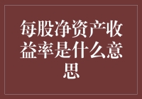 揭秘每股净资产收益率背后的投资秘密