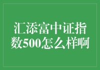 汇添富中证指数500：指数基金界的野原新之助