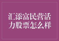 汇添富民营活力股票：值得关注的投资机遇？