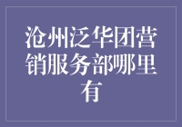 沧州泛华团营销服务部：探索专业保险服务的指南