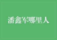 潘鑫军，我来自一个叫不知名的地方